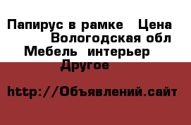 Папирус в рамке › Цена ­ 1 000 - Вологодская обл. Мебель, интерьер » Другое   